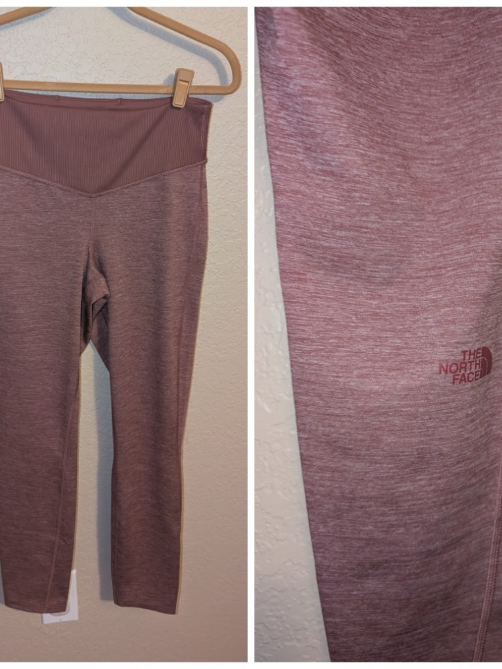 The North Face Women's Heathered Mauve High-Rise Leggings